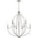 Senoia 9 Light 32.5 inch Brushed Nickel Chandelier Ceiling Light
